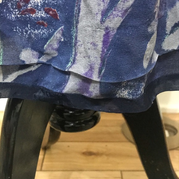 Anthropologie 100% Silk Dress - Picture 6 of 8